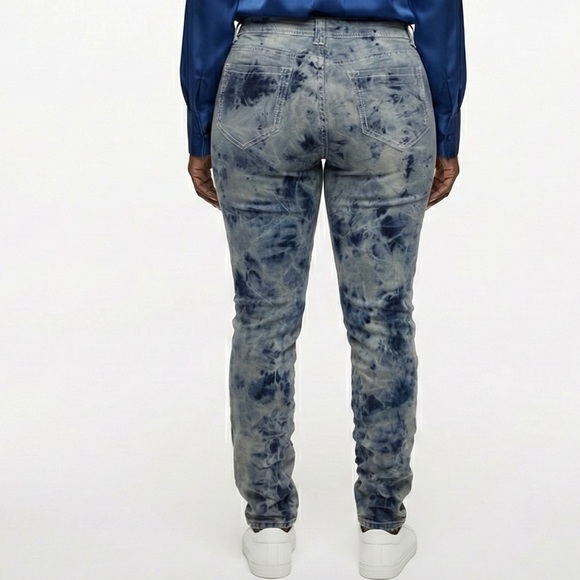 EUC-Distressed stone-washed jeans - Picture 3 of 5